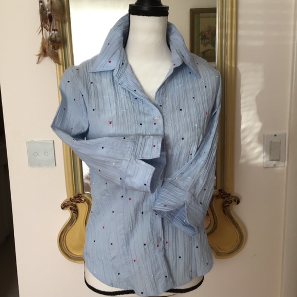 Lemon Grass Studio button down blouse - Picture 3 of 13